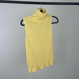 Yellow GAP turtleneck top